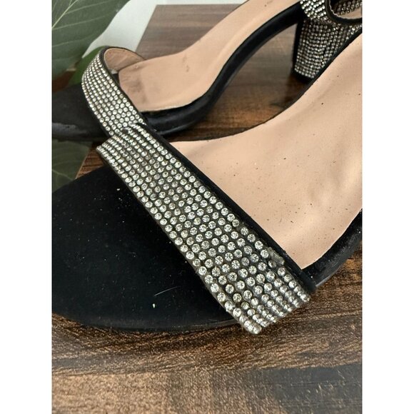 Delicacy women’s size 6.5 jeweled sandal heels - Picture 3 of 12